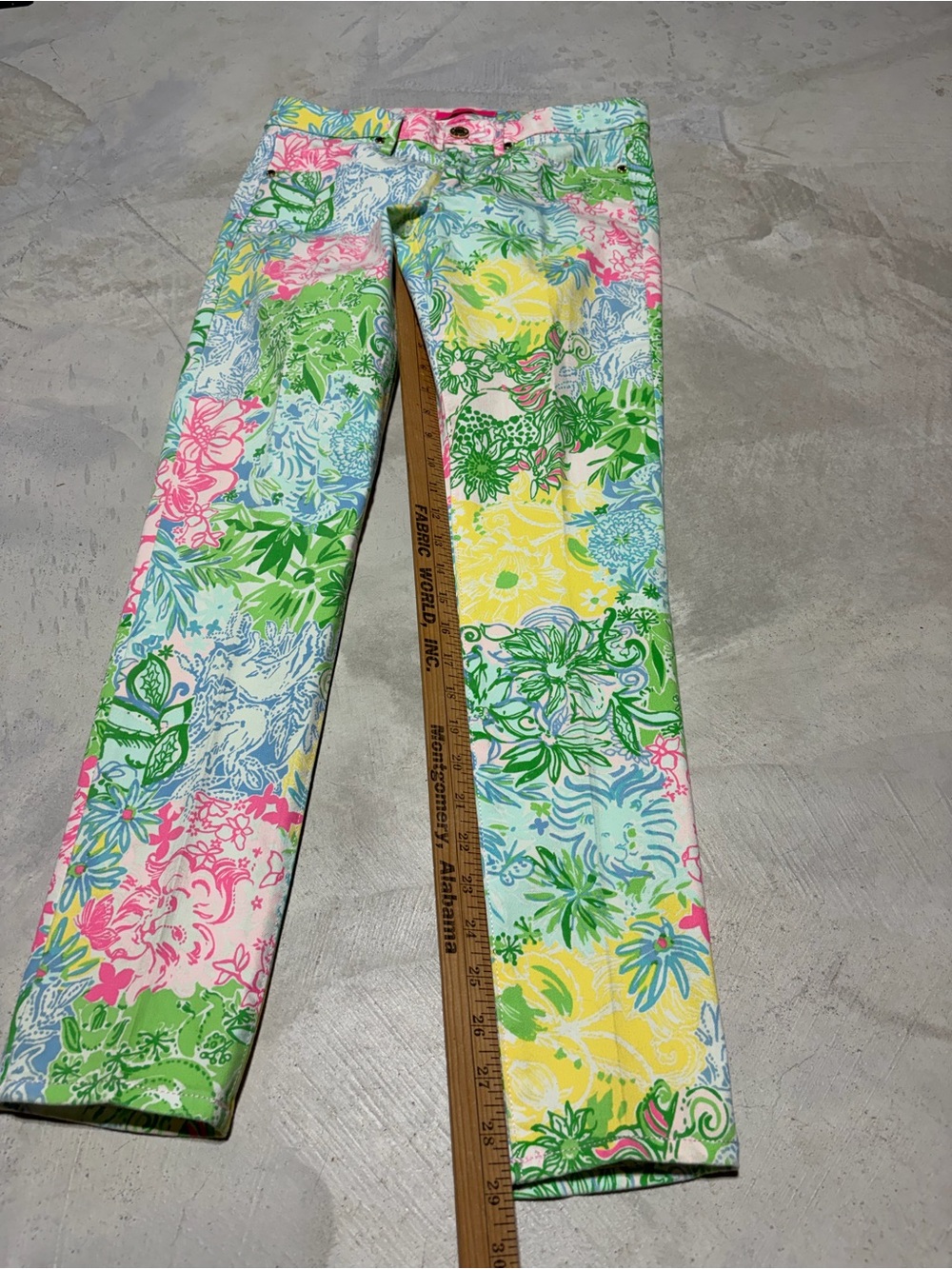 Lilly Pulitzer south ocean Floral Multicolor Skinny Jeans 6 - Picture 2 of 7